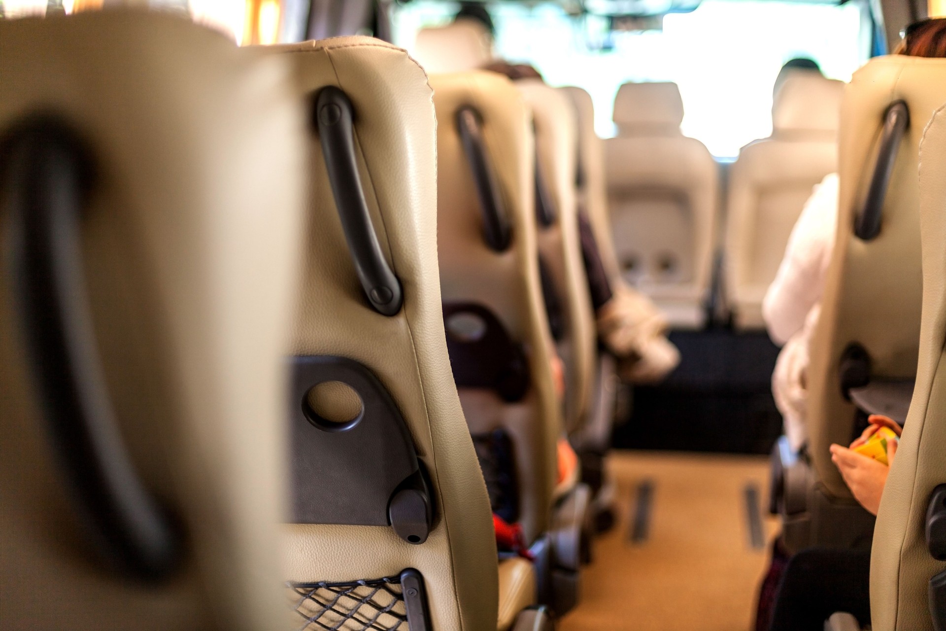 Transportation of people in a minibus